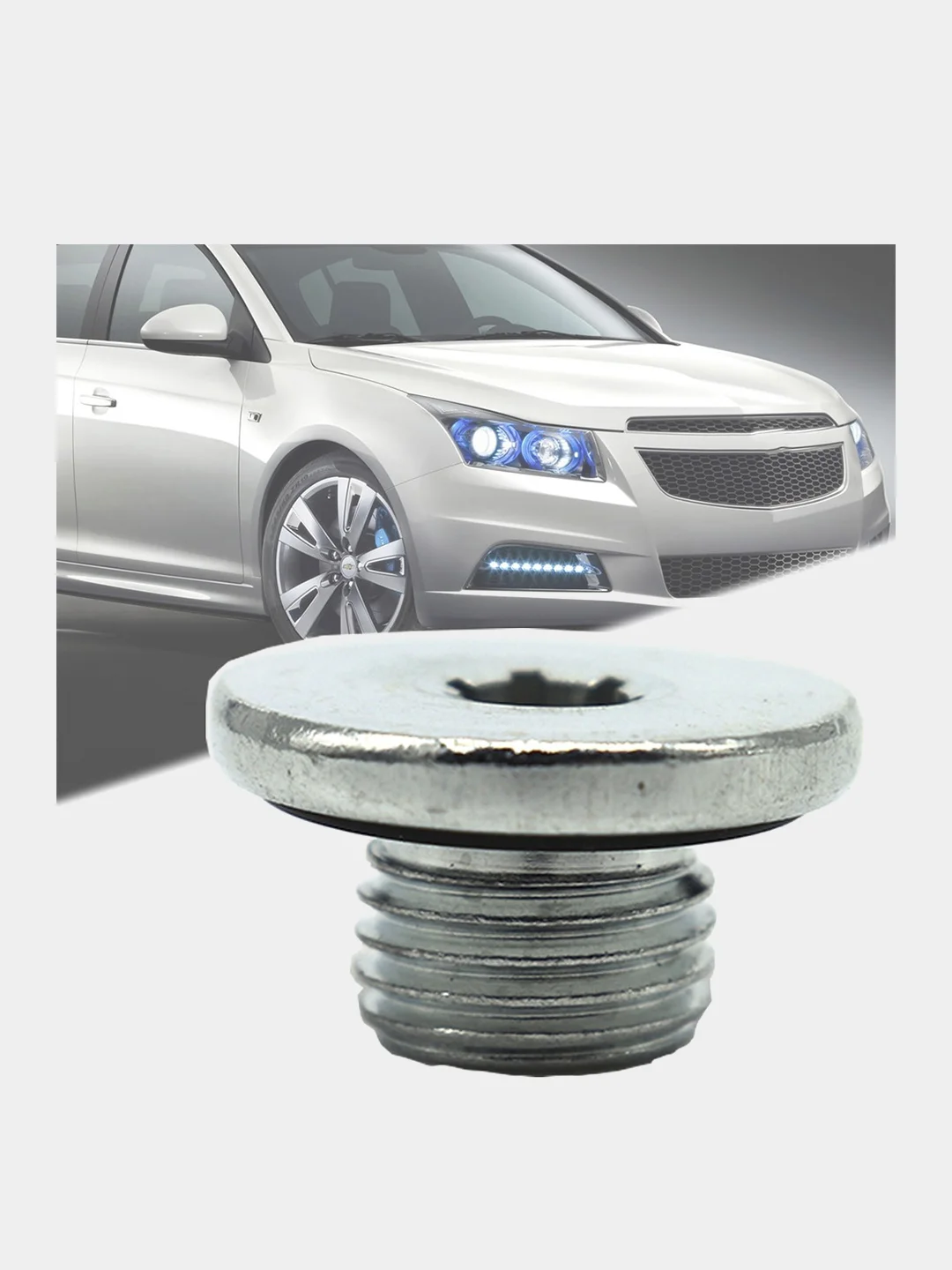 Болт, пробка. слива масляного поддона для Chevrolet Cruze, Opel Astra для GM