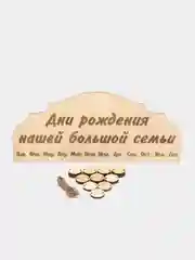 Семейный календарь, вечный календарь, дни рождения №1