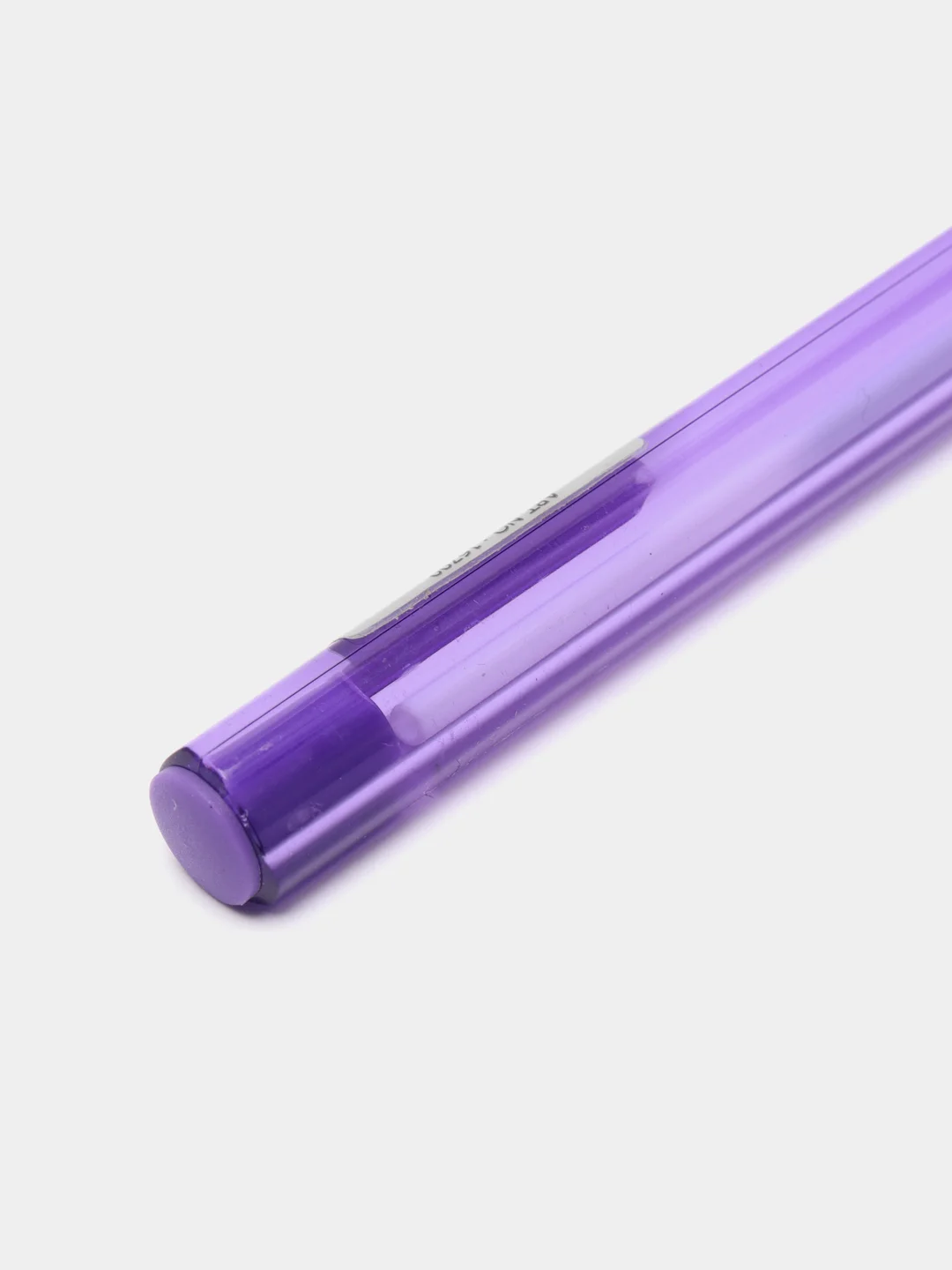 Сиреневый масляная ручка синяя шариковая Luxor InkGlide 100 Icy  0,7 мм трехгранная
