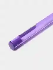 Сиреневый масляная ручка синяя шариковая Luxor InkGlide 100 Icy  0,7 мм трехгранная