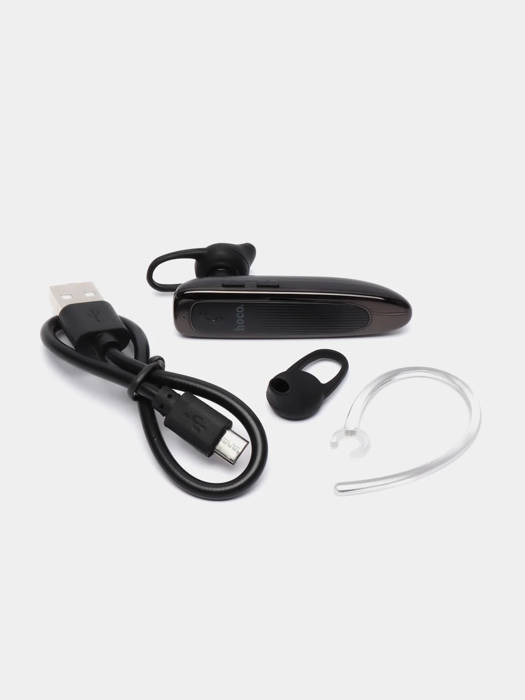 Черный гарнитура Bluetooth Hoco E60