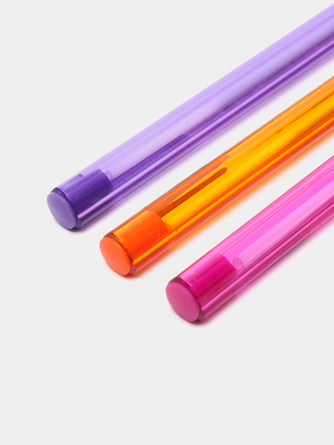 Разноцветный масляная ручка синяя шариковая Luxor InkGlide 100 Icy  0,7 мм трехгранная