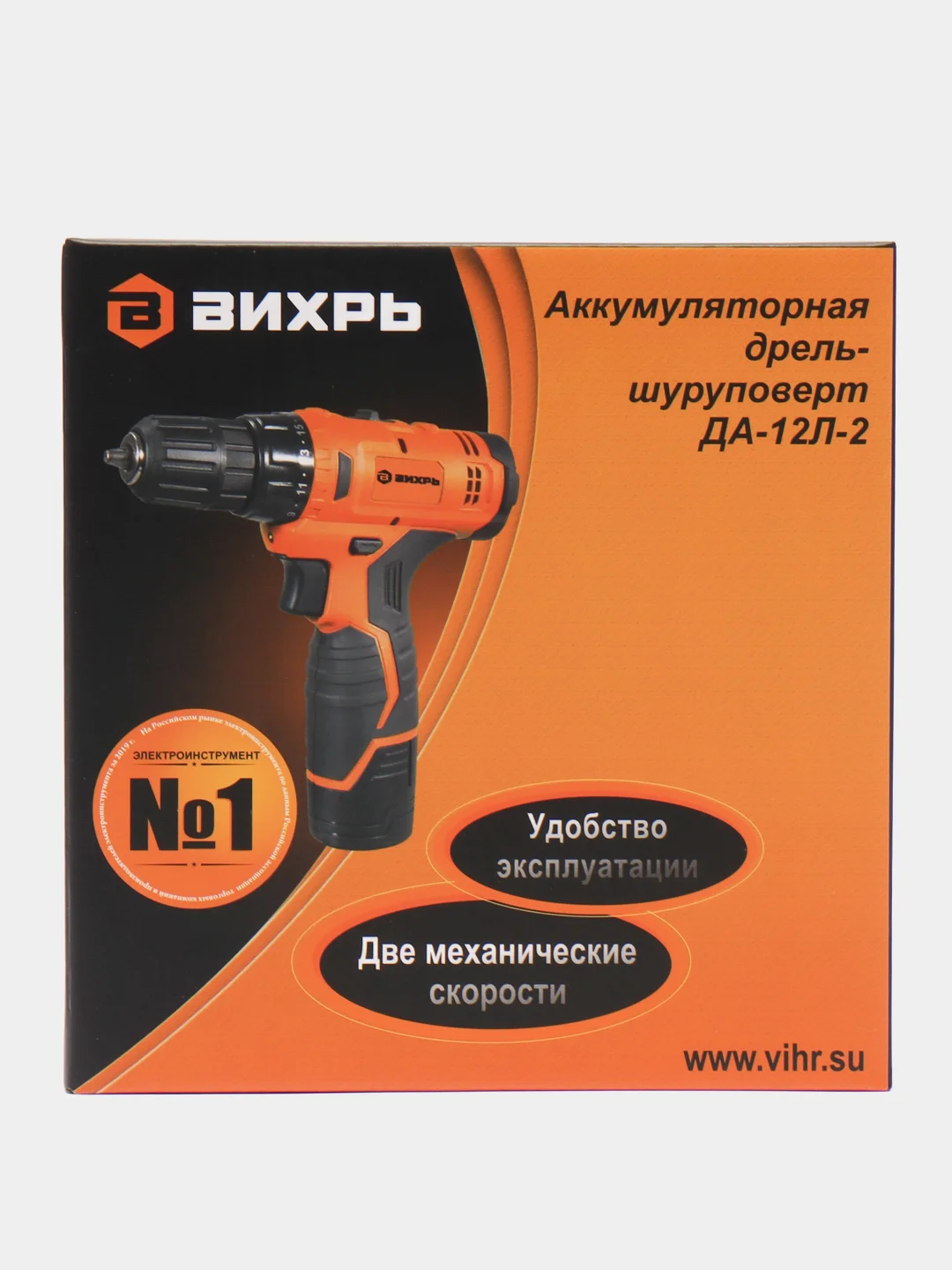 Аккумуляторная дрель-шуруповерт Вихрь ДА-12Л-2 72/14/14