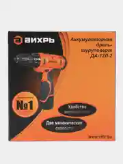 Аккумуляторная дрель-шуруповерт Вихрь ДА-12Л-2 72/14/14
