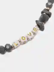 Серый меланж брелок подвеска  для телефона , ключей с ремешком