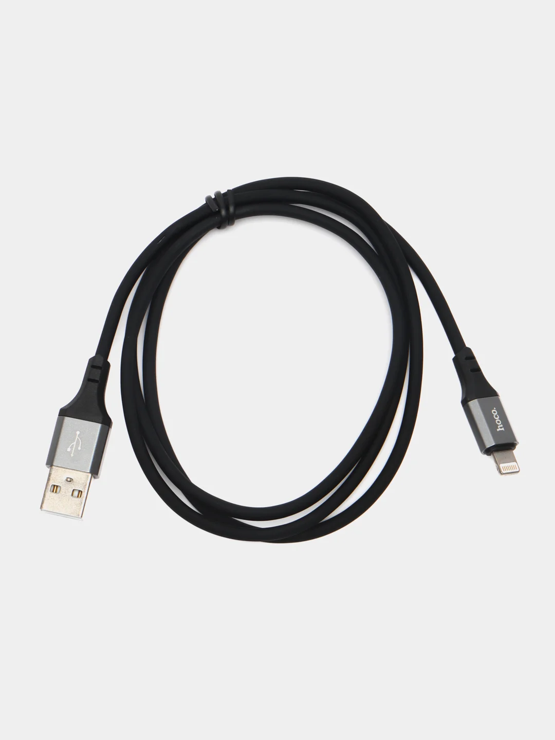 Черный кабель зарядный Hoco X86 Lightning, Type-C, для iPhone, Android