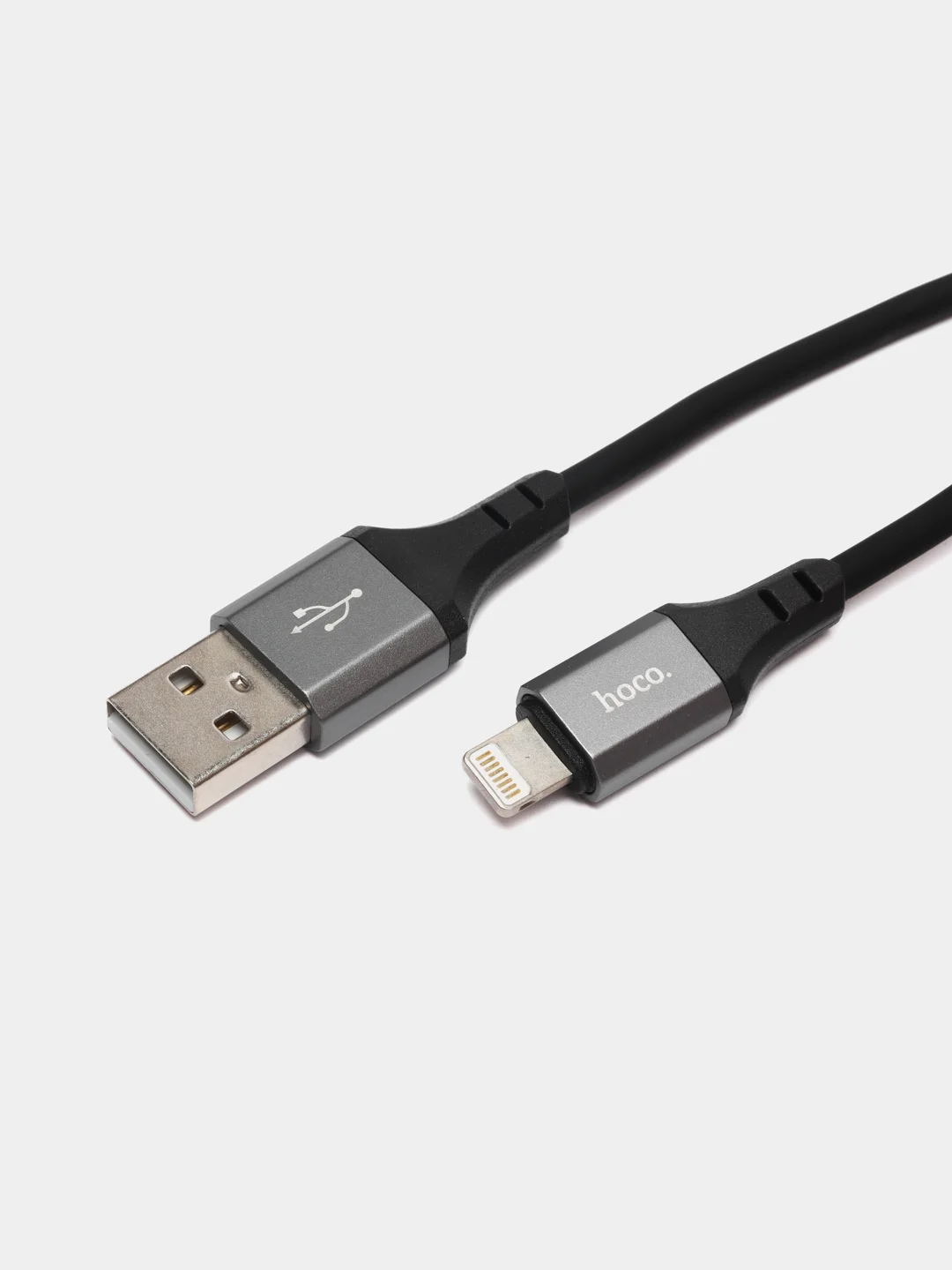 Черный кабель зарядный Hoco X86 Lightning, Type-C, для iPhone, Android
