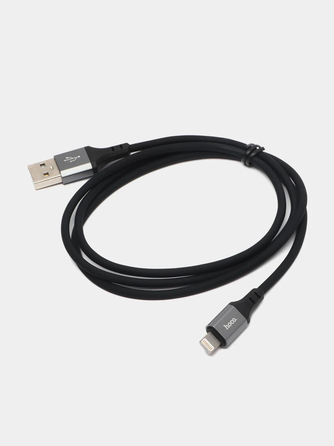 Черный кабель зарядный Hoco X86 Lightning, Type-C, для iPhone, Android