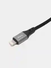Черный кабель зарядный Hoco X86 Lightning, Type-C, для iPhone, Android