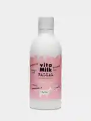 Бальзам для всех типов волос "Козье молоко" VitaMilk, малина и молоко, 400 мл