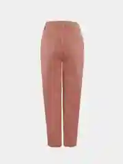 Розовый джинсы straight fit с высокой посадкой женские Incity