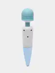Голубой вибратор с подвижной головкой для стимуляции точки G и клитора с USB, 2 цвета, 21,5 см