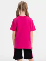 Вишнёвый детские комплекты: шорты и футболка для девочек, 5-8 лет