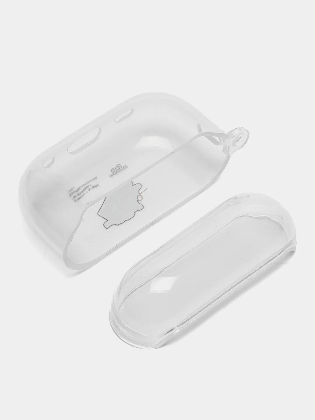 Голубой чехол для наушников AirPods Pro, силиконовый, прозрачный