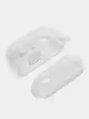 Голубой чехол для наушников AirPods Pro, силиконовый, прозрачный