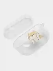 Зеленый чехол для наушников AirPods Pro, силиконовый, прозрачный