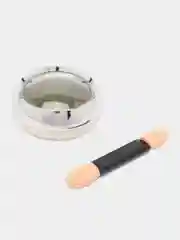 Оливковый втирка с эффектом голографии, втирка призма