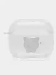 Зелёный хаки чехол для наушников AirPods 2, силиконовый, прозрачный