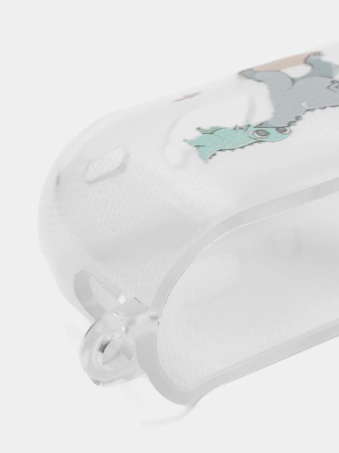 Зелёный хаки чехол для наушников AirPods Pro, силиконовый, прозрачный