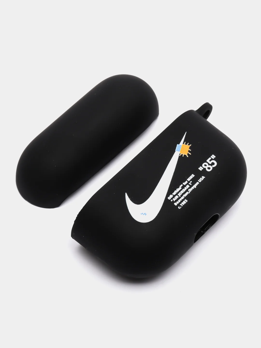 Бежевый меланж чехол для наушников AirPods Pro, силиконовый, прозрачный