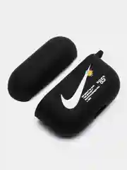 Бежевый меланж чехол для наушников AirPods Pro, силиконовый, прозрачный