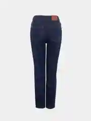 Темно-синий джинсы mom fit женские винтажного силуэта Incity