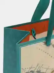 Бирюзовый пакет подарочный "Учителю"