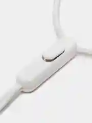 Белый микронаушник магнитный Microgadgets Exam Pro проводной, на батарейке