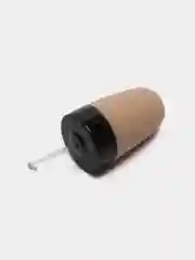 Белый микронаушник капсульный Microgadgets MG+ mini проводной с встроенным микрофоном