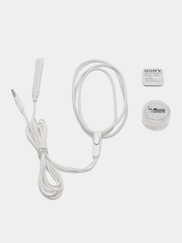 Микронаушник капсульный Microgadgets Pro+, проводной, с выводным микрофоном