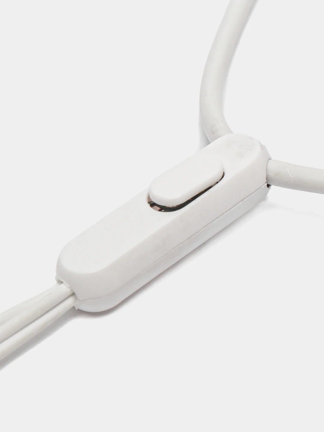 Белый микронаушник капсульный Microgadgets Pro+, проводной, с выводным микрофоном