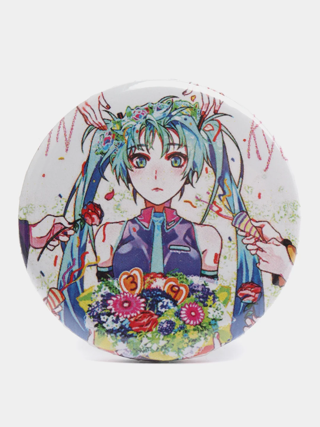 Алый значки аниме Vokaloid, Hatsune Miku, Хатсуне Мику