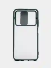 Зеленый чехол с защитой камеры для Xiaomi POCO M3