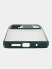 Зеленый чехол с защитой камеры для Xiaomi POCO M3