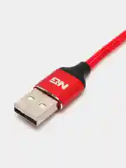 Кабель зарядки магнитный поворотный, c 3 насадками iPhone / Micro USB / Type-C, 1 м, 2.4А