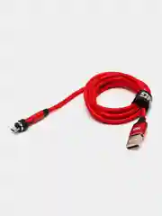 Кабель зарядки магнитный поворотный, c 3 насадками iPhone / Micro USB / Type-C, 1 м, 2.4А