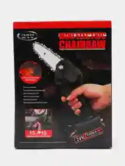 Черный электропила мини, ручная, аккумуляторная электрическая пила, 24V