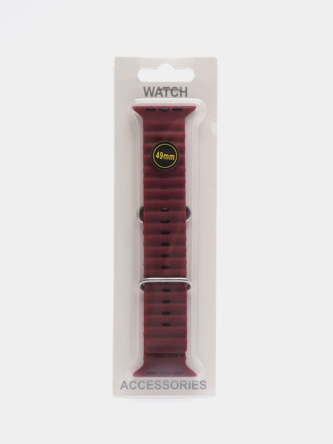 Бордовый ремешок для Apple Watch Ultra, 42 / 44 / 45 / 49 мм