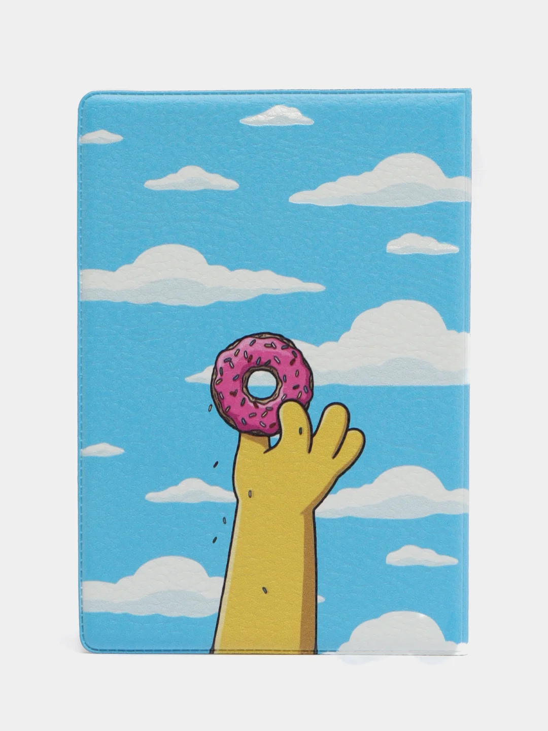 Обложка чехол на паспорт Гомер Симпсон в Раю (Homer Jay Simpson)