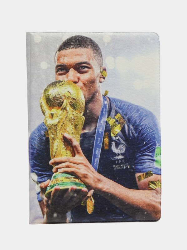 Обложка чехол на паспорт Мбаппе (Kylian Mbappe Lottin)