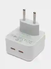 Сетевое зарядное устройство Borofone BA76A, 35W, 2 выхода Type-C + кабель, быстрая зарядка