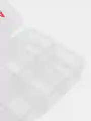 Прозрачный контейнер для мелочей, органайзер для страз и бисера, отдельные ячейки