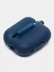 Темно-синий силиконовый чехол для наушников AirPods 2, 3, Pro, Pro 2
