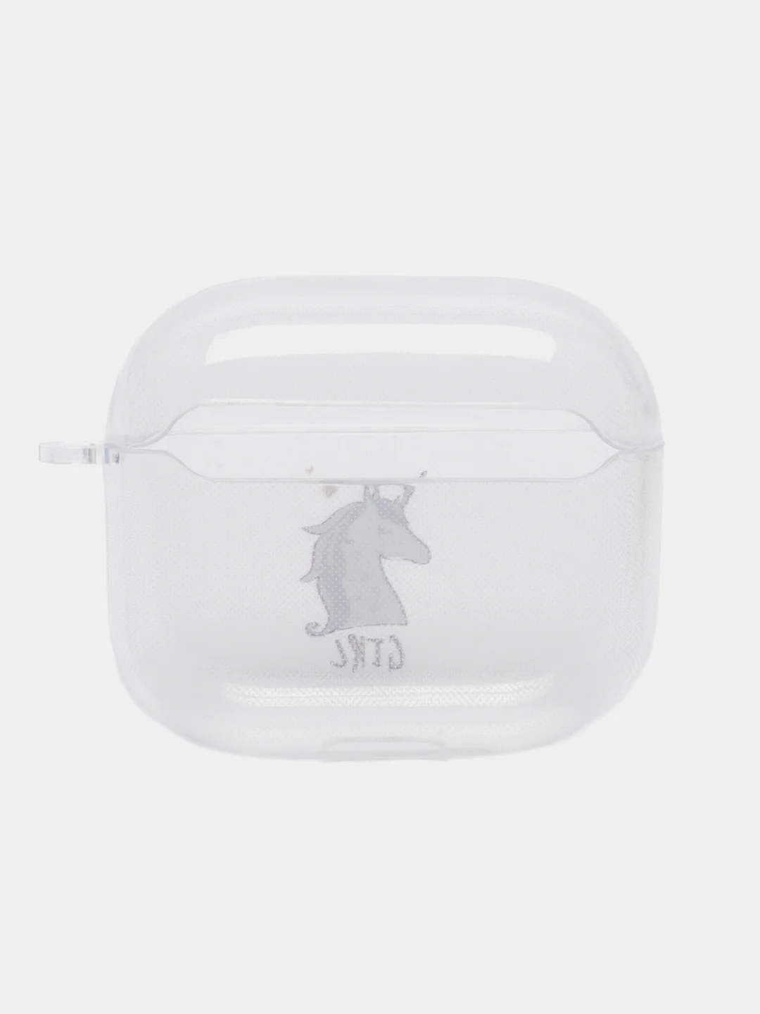 Конфетный чехол для наушников Apple AirPods 3 силиконовый прозрачный принт Nike / Найк