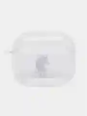 Конфетный чехол для наушников Apple AirPods 3 силиконовый прозрачный принт Nike / Найк