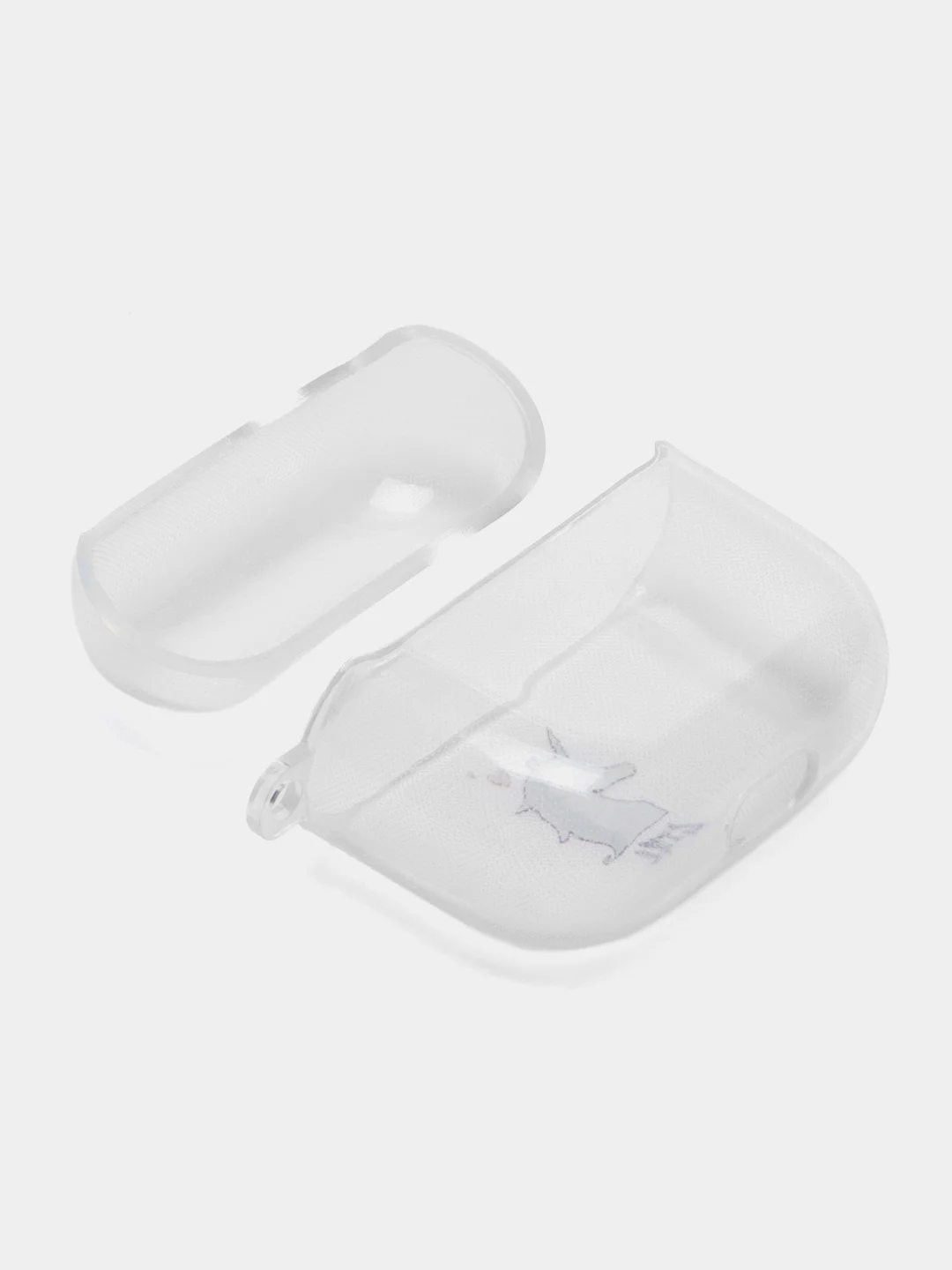 Конфетный чехол для наушников Apple AirPods 3 силиконовый прозрачный принт Nike / Найк