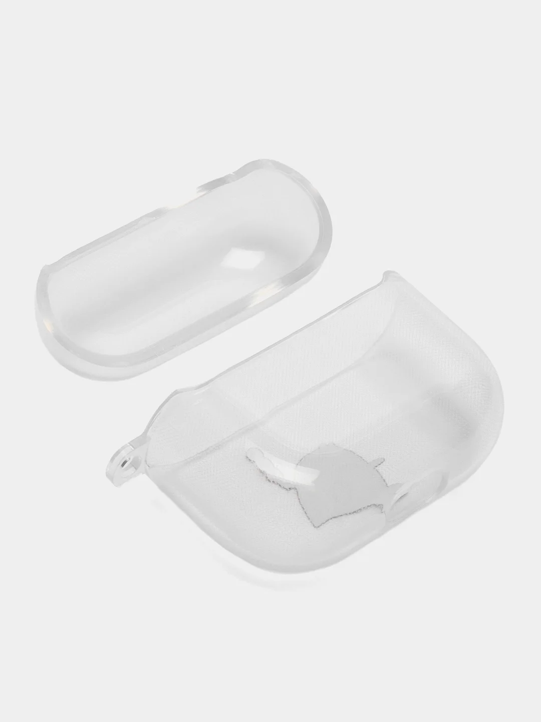 Зелёный хаки чехол для наушников Apple AirPods 3 силиконовый прозрачный принт Nike / Найк