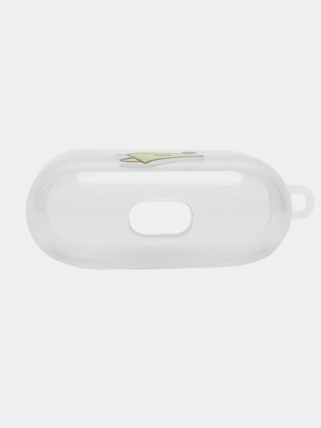 Зелёный хаки чехол для наушников Apple AirPods 3 силиконовый прозрачный принт Nike / Найк