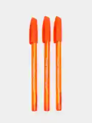 Лайм масляная ручка синяя шариковая Luxor InkGlide 100 Icy  0,7 мм трехгранная