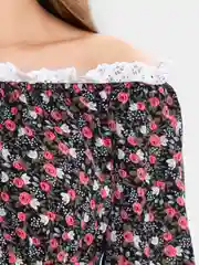 Угольный летнее мини платье с открытыми плечами